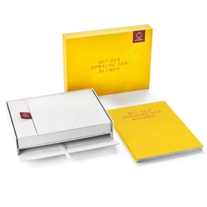 Sammelkassette Mit der Sprache der Blumen und zugehöriges Fachbuch